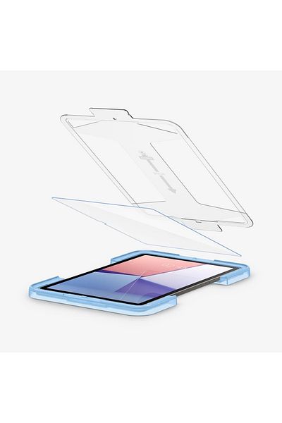 Spigen واقي شاشة زجاجي لهاتف Galaxy Tab S9 Plus - Spigen Glas TR EZFit Slim HD، سهل التركيب (قطعة واحدة)