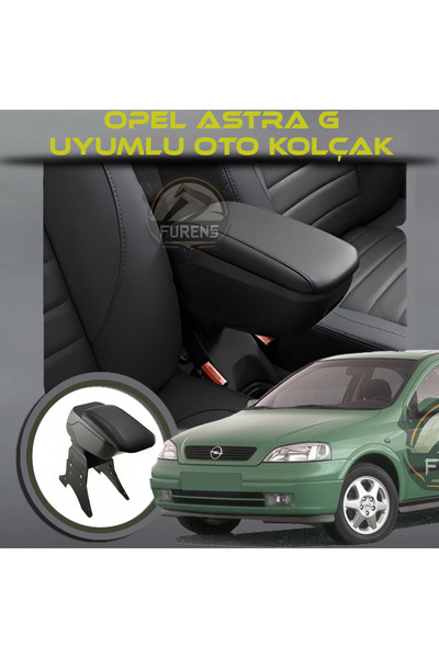 STS Oto Aksesuar Opel Astra G Uyumlu Kol Dayama Ve Kolçak Sürgülü Bardaklıklı...