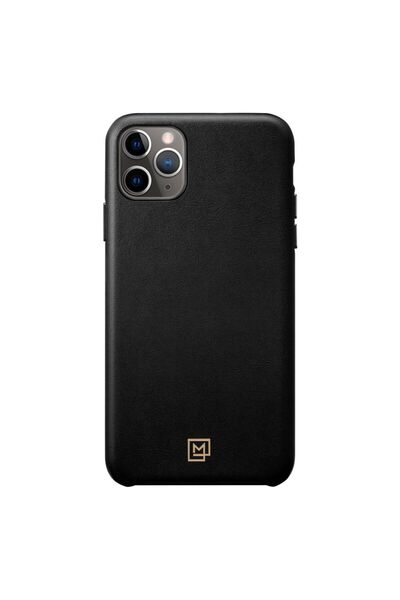 Spigen iPhone 11 Pro Kılıf La Manon Câlin Premium Deri Tasarım Chic Black