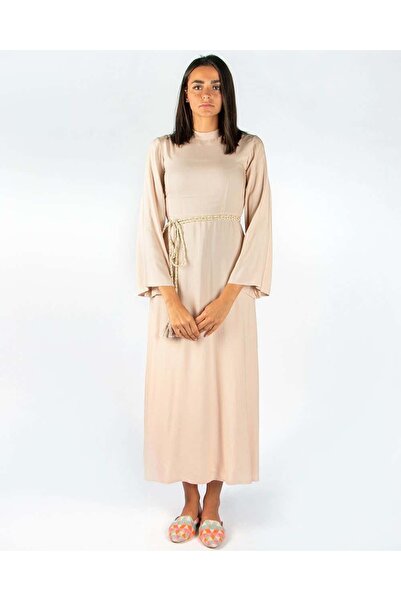 Mishkat Maxi Dress with Waist Belt - L