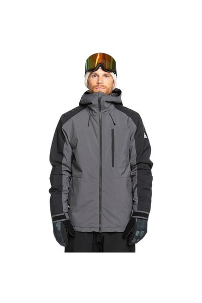 Quiksilver Men's Snowboard Jacket Mission Block
