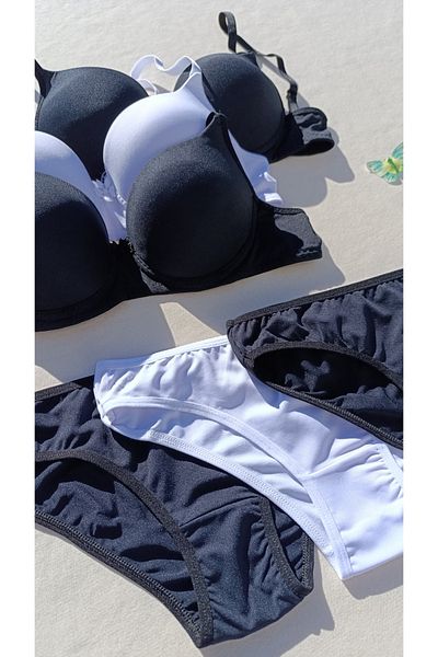 siyalife Σετ εσώρουχα Push Up Padded Micro 3 τεμαχίων σουτιέν και εσώρουχα