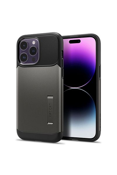 Spigen iPhone 14 Pro Slim Fit Case - Gunmetal ACS04672