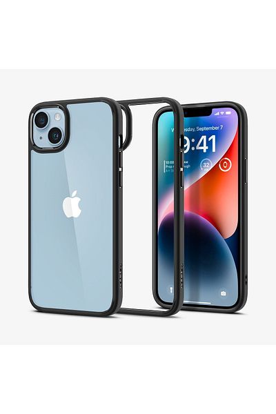 Spigen iPhone 14 / iPhone 13 Case Ultra Hybrid Matte Black - ACS05041