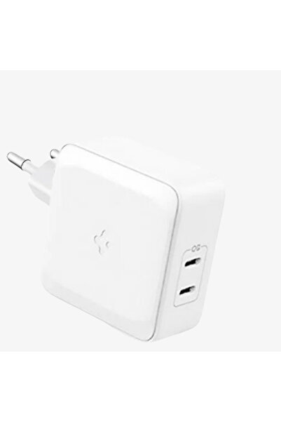 Spigen 45W USB-C 2 Port Adaptör - Hızlı Şarj Aleti Type-C Değiştirilebilir Başlık PE2010 - ACH02613