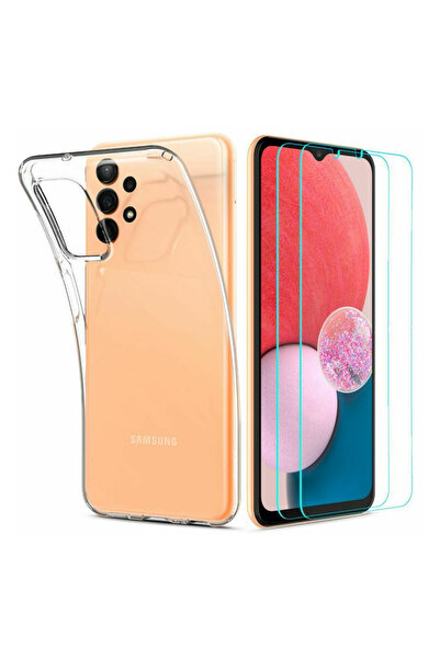 Spigen Galaxy A13 Kılıf Crystal Pack Clear + GLAS.tR Slim HD Cam Ekran Koruyu...