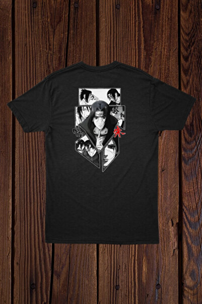 FECCY Tricou oversize din bumbac cu imprimeu Itachi