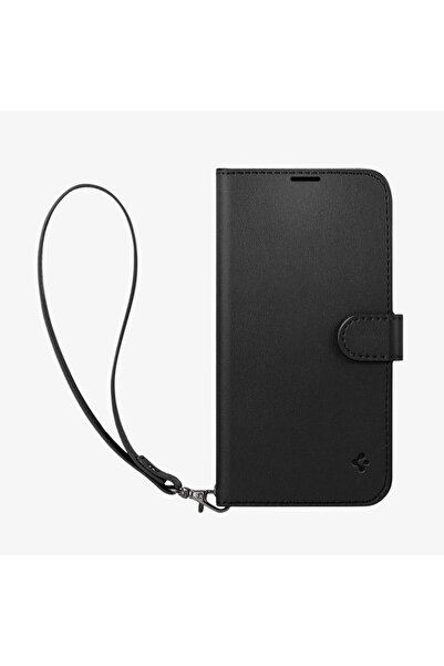 Spigen Portofel Kılıf pentru iPhone 14/13, culoare S, negru - Acs05421