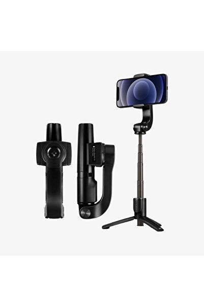 Spigen Gimbal Trepied Selfie Stick Bluetooth fără fir + Husă de transport S61...
