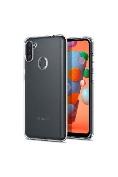 Spigen Galaxy M11 / A11 Kılıf Liquid Crystal 4 Tarafı Tam Koruma Crystal Clea...