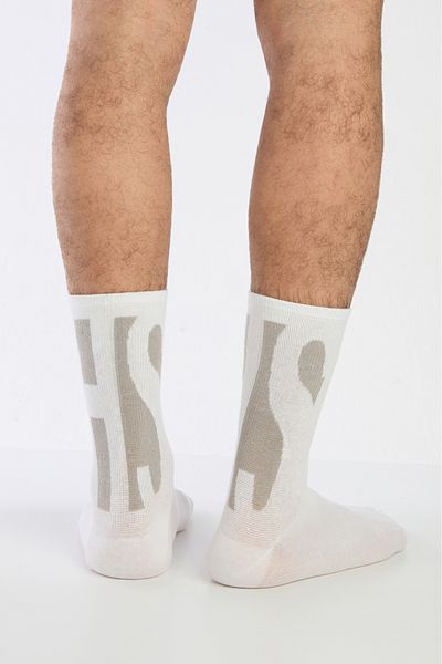 Hype of Steps White - White Socket Socks