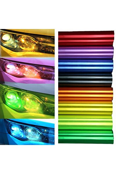 NewVario YEŞİL TRANSPARAN FAR FİLMİ 30 CM X 1 METRE