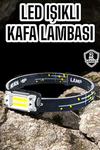 Genel Markalar Kamp Feneri Balıkçı Feneri Başlıklı Suya Dayanıklı Kafa Lambası