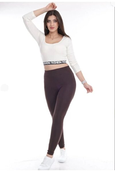 Gala High Waist Ribbed Knitted Gathering Leggings