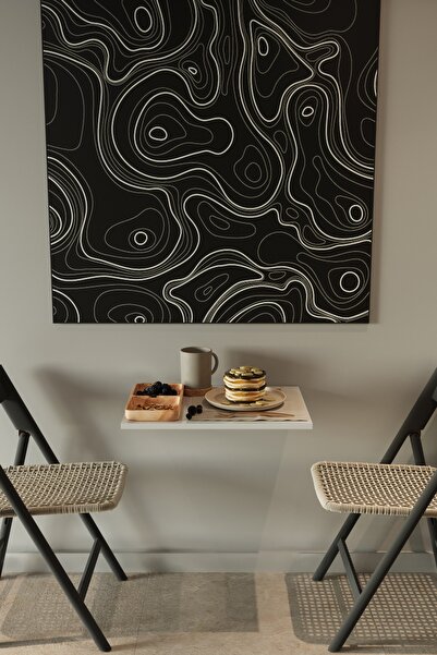 Fikus Mobilya Katlanır Masa Mutfak Balkon Masası Laptop Çalışma Masası Portatif Masa