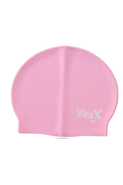 virajx Σκουφάκι κολύμβησης σιλικόνης για πισίνα και θάλασσα Μονόχρωμο