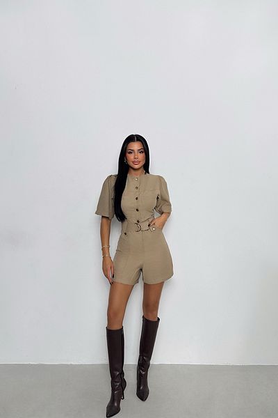 Eyyo Esteban Beige Jumpsuit - Ate-2020