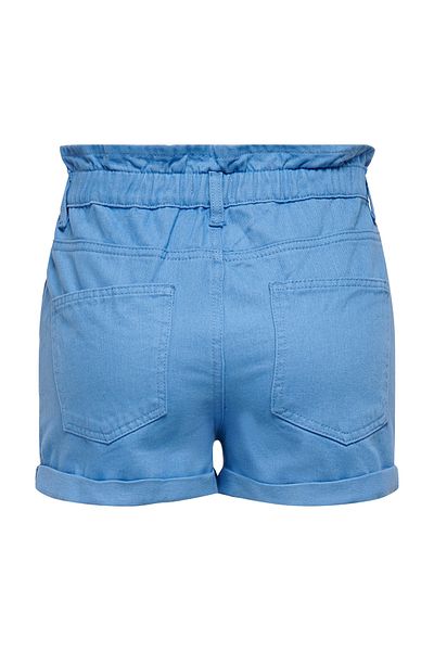 ONLY Pantaloni scurți albaștri pentru femei ONLCUBA - Culoare sac de hârtie, model PNT - 15230253