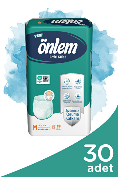 ÖNLEM Emici Külot Hasta Bezi Medium Orta  30 Adet