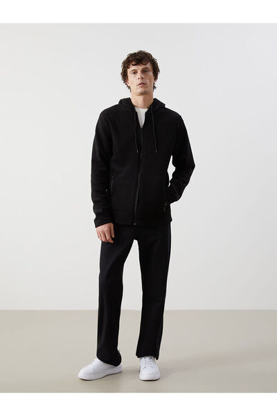 LC Waikiki Vizyon Yeni Sezon Kapüşonlu Uzun Kollu Polar Erkek Fermuarlı Sweatshirt