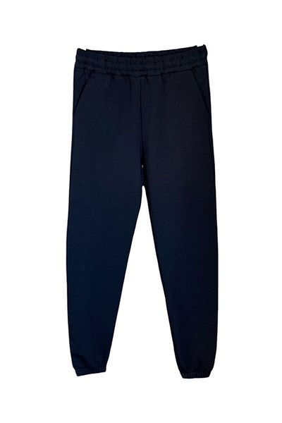 FORMO Γυναικεία μαύρη φούτερ Jogger υψηλής ποιότητας με τσέπες και ελαστικά πόδια