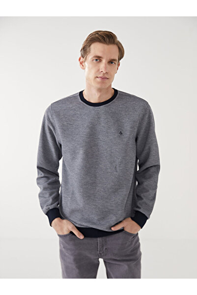 LC Waikiki Чоловічий світшот з довгими рукавами з горловиною екіпажу