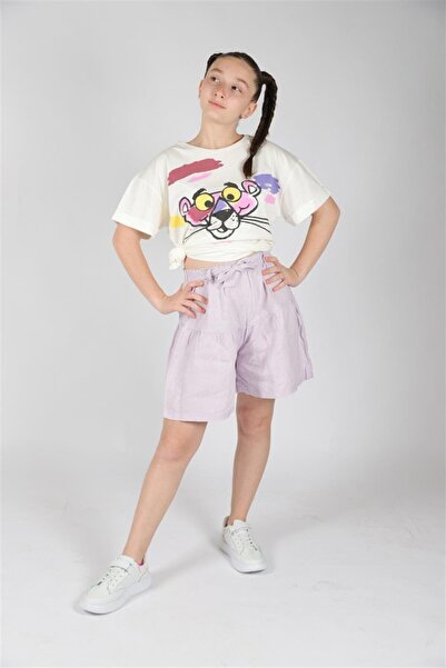 Escabel Lilac Shorts for 10-14 Years Old Girls