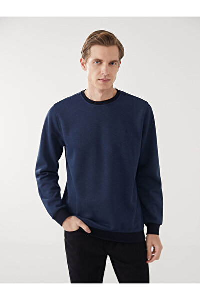 LC Waikiki Чоловічий світшот з довгими рукавами з горловиною екіпажу