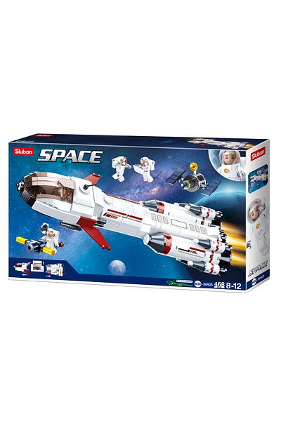 Sluban Space Series - Saturn Expedition Rocket 468 PCS with 4 Mini Figures