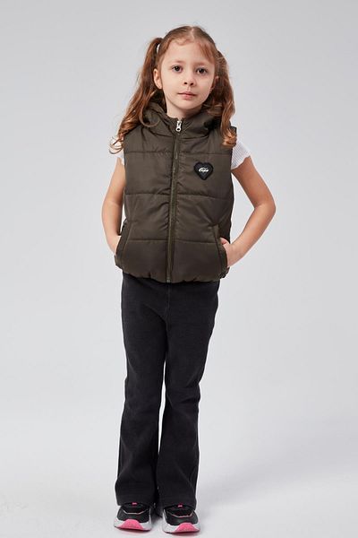 Benittokids Пухена жилетка с качулка за момиче 51307