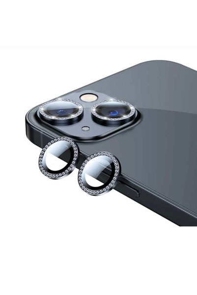 Generic Brand IPHONE 15/15 PLUS STONE SAPPHIRE CAMERA LENS PROTECTOR SX