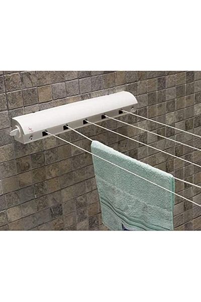 STOREMAX Jvnna Geras White Laundry Rack - M-B23-01 Shpjvn 646268