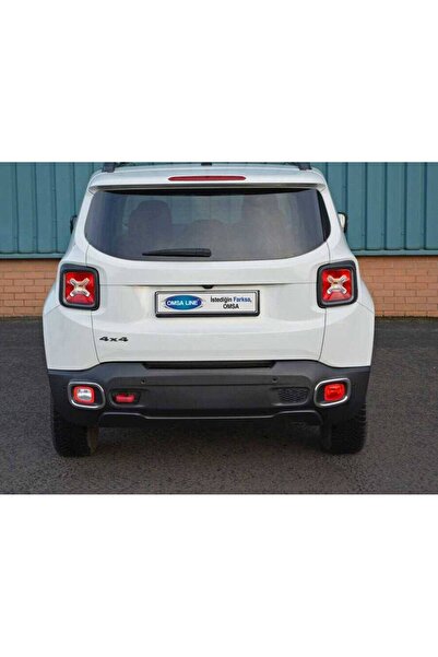 Omsa Jeep Renegade Krom Reflektör Çerçevesi 2 Parça 2014 Ve Sonrası