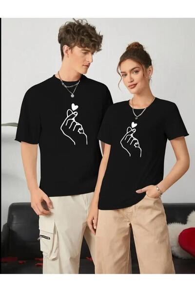 Pupa 1 tricou imprimat cu combinație Dear Lover - Adăugați 2 bucăți în coș pe...