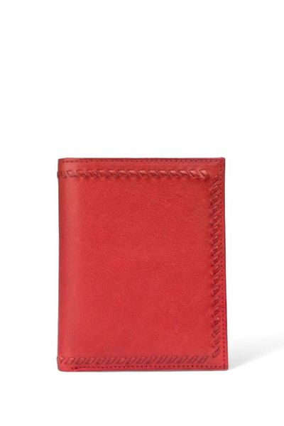 GÖN Valon Red Soft Leather Men's Wallet 12 Valon