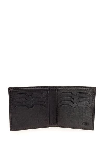 GÖN Nekka Black Leather Men's Wallet 17 Nekka