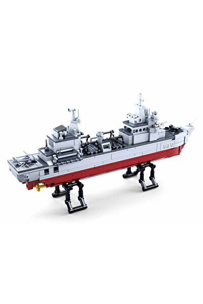 Sluban Model Bricks Series - Supply Ship Building Blocks 497 PCS with 4 Vehicles