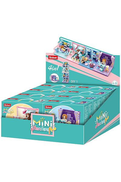 Sluban Mini HandCraft - Instruments Building Blocks (8 in One Display Box) Mini Figures