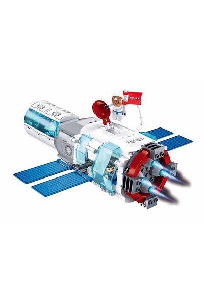 Sluban Space Series - Space Station Building Blocks 292 Pieces, with Minifigures