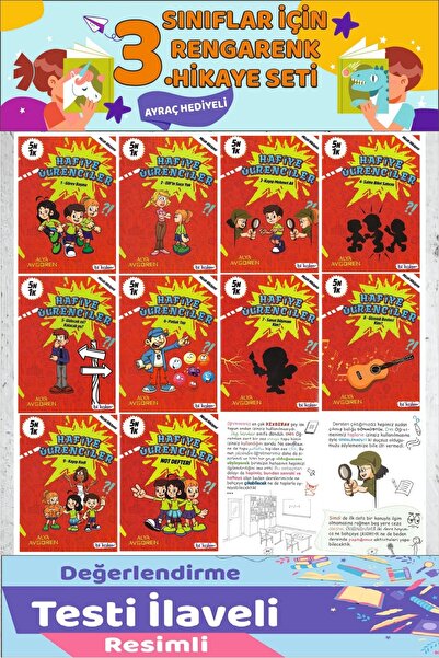 Ata Yayıncılık 3.Sınıf 5N1K Mizah Hikayeleri 10 Kitap (48 sayfa)