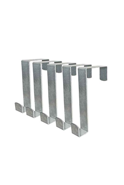 Weblonya Kapı Arkası Askılık 5 Adet Metal Askı 3020