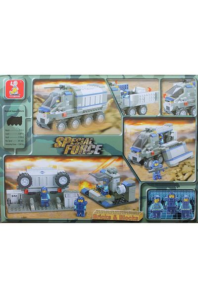 Sluban Plastic Blocks Army Car - 267 pcs