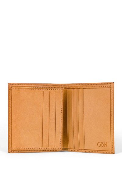 GÖN 14 Dion Gön Dion Camel Men's Leather Wallet