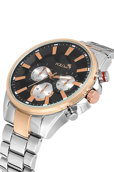 Polo Air Men's Silver Copper Wristwatch - Pl-0910E6X