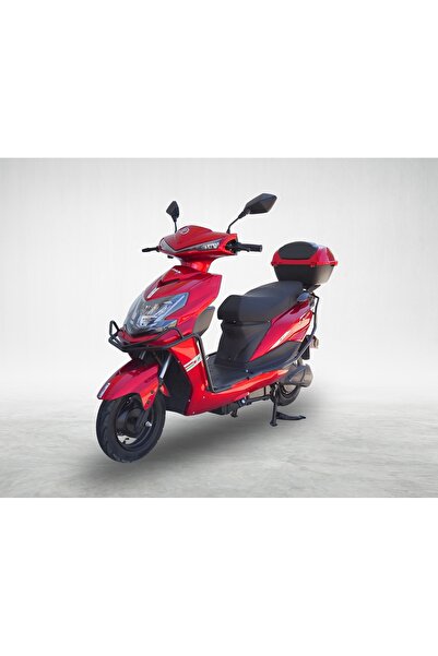 MOTOLUX Alf Lüx Plus Kımızı 5 Akülü Elektrikli Motosiklet