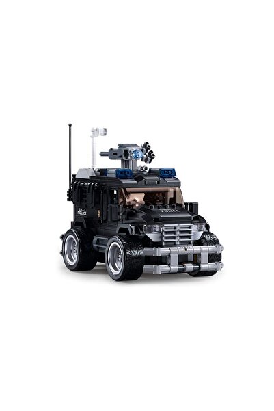 Sluban Power Bricks Series - S.W.A.T  Vehicle Building Blocks, with Remote Conrtol