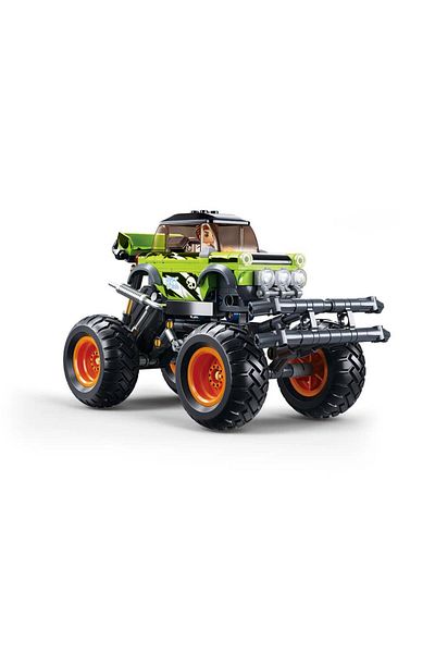 Sluban Power Bricks Series, Off-Road Vehicle Building Set 264 Pieces, with Mini Figure,Green