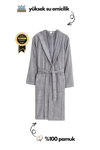Loyal Home Premium μπουρνούζι Unisex βαμβακερό