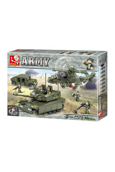 Sluban Army Series Land Forces Building Blocks 683 PCS