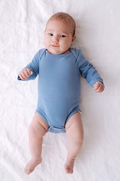 Lilabio 3 Piece Unisex Baby Long Sleeve Cotton Bodysuit Set Newborn And Children's Gift Set